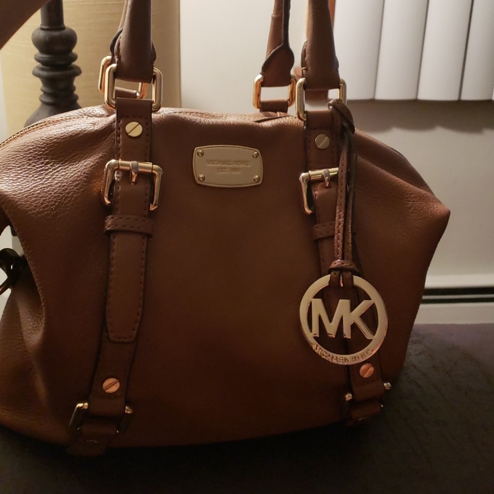 Authentic Leather Cognac Michael Kors Purse